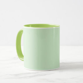 Caneca Pastel Pistachio - Cor Sólida | Clássico | Elegant