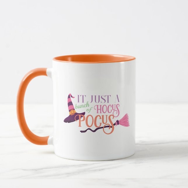 Caneca Pastel Witch Hocus Pocus Halloween Broomstick (Esquerda)
