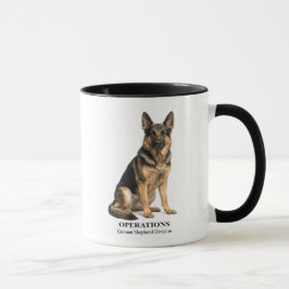 Caneca Pastor Alemão de Operações