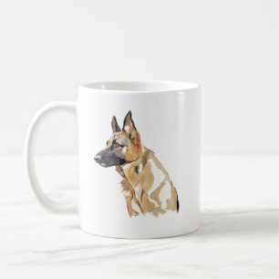Caneca Pastor Alemão - Xícara de Café da Mamãe de