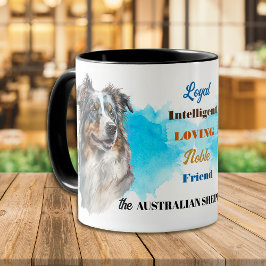 Caneca Pastor australiano - Amigo leal