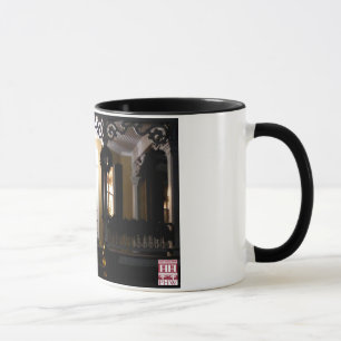 Caneca Patamar da casa do hexágono na noite