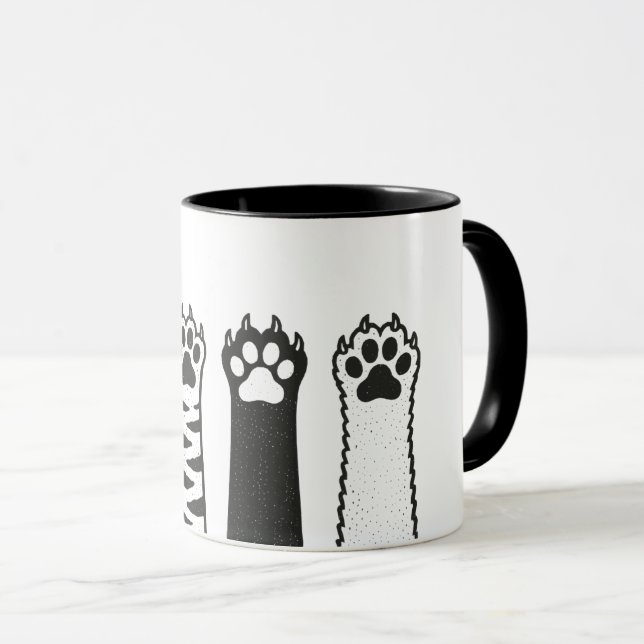 Caneca Patas de Gato (Frente Esquerda)
