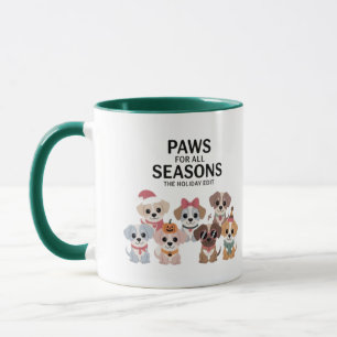Caneca Patas Para Todas as Estações: A Edição de Feriados