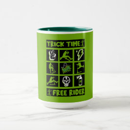 Caneca patinete de estilo livre