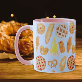 Caneca Patisserie French Bakery Pastelaria Comida Arte de