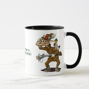 Caneca Pato Caçando Café Mug Praça Qwiznibet