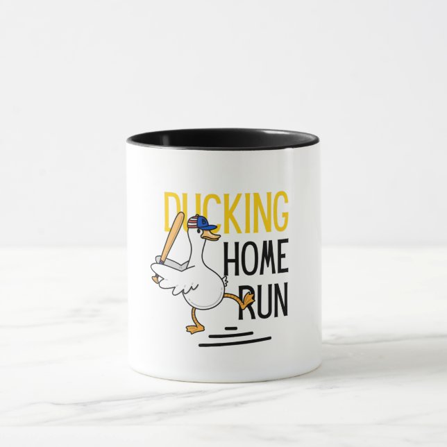 Caneca Pato Engraçado de Beisebol  (Centro)