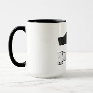 Caneca Pato Silhouette Mão