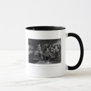 Caneca Patrick Henry que endereça o conjunto de Virgíni