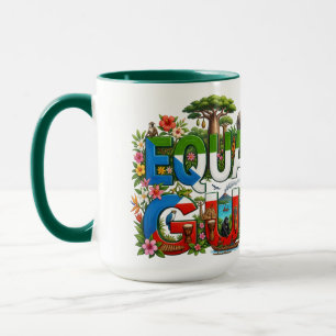 Caneca Patrimônio da Guiné Equatorial - Cultura e Florest