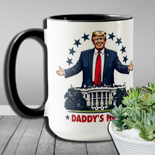 Caneca Patriot Spirit Presidente Trump Casa Pai