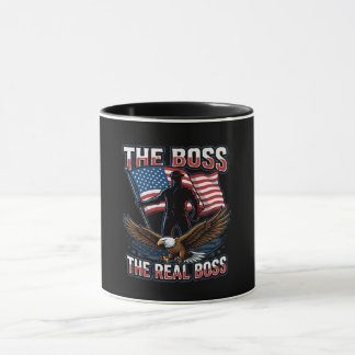 Caneca Patriotic American Eagle The Real Boss Design
