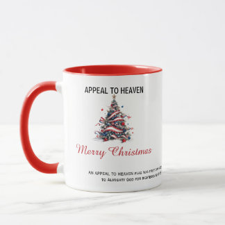 Caneca Patriotic Xmas Tree ATH1 with origin ed MUG