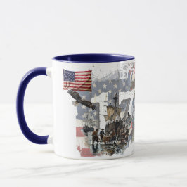 Caneca Patriótica 1776 História da Independência American