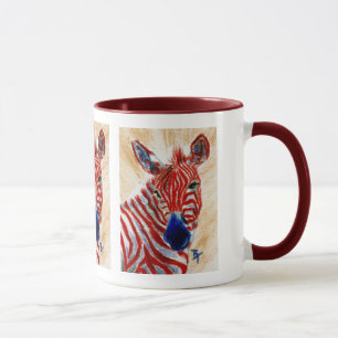Caneca patriótica da zebra