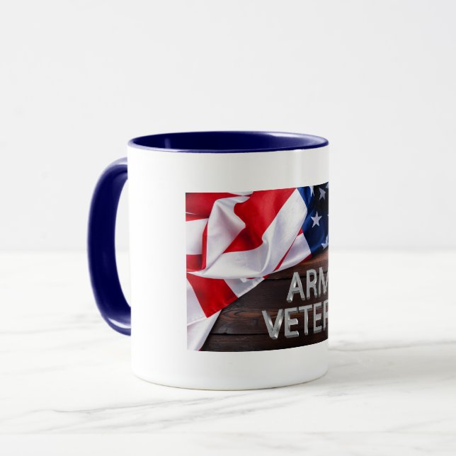 Caneca Patriótico "Veterano do Exército" (Frente Esquerda)