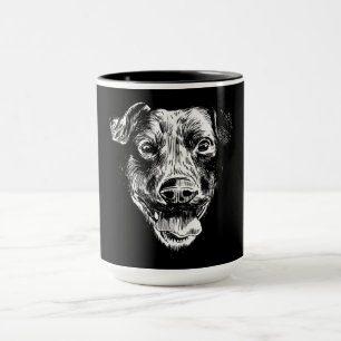 Caneca Patterdale Terrier - Rosto de Cachorro