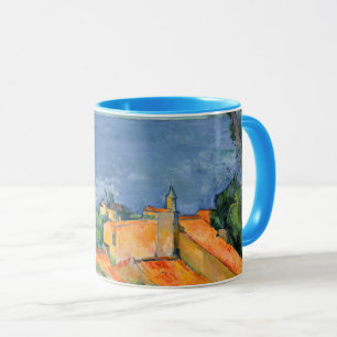 Caneca Paul Cezanne - L'Estaque com Telhados Vermelhos