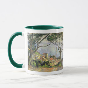 Caneca Paul Cezanne   o mar no l'Estaque, 1878