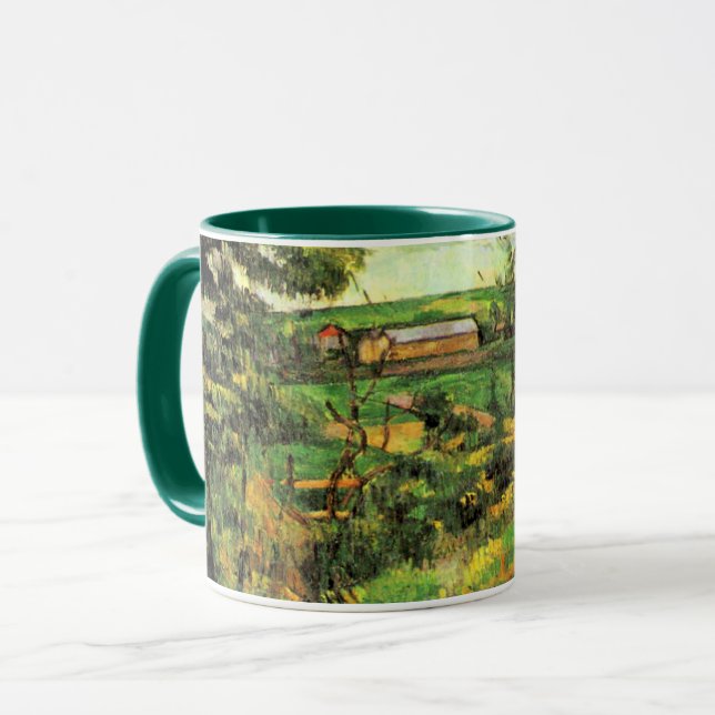 Caneca Paul Cezanne, O Vale do Oise, (Frente Esquerda)