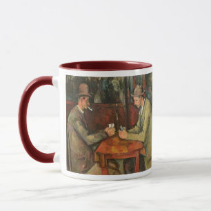 Caneca Paul Cezanne os jogadores de cartão, 1893-96