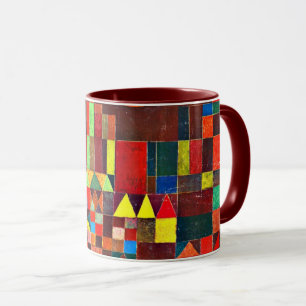 Caneca Paul Klee art: Castelo e Sol