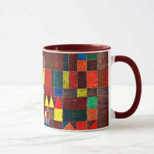 Caneca Paul Klee art: Castelo e Sol
