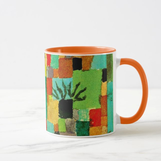 Caneca Paul Klee art: Sul da Tunísia (Direita)