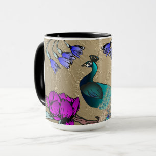 Caneca Pavão Dourado