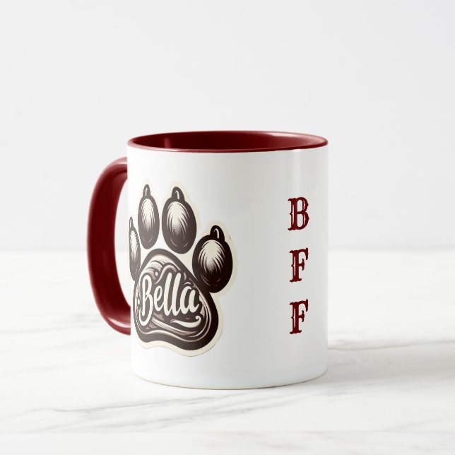 Caneca Pawfect da Bella (Frente Esquerda)