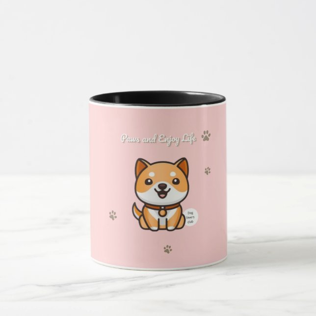Caneca Paws and Enjoy Life Mug (Centro)