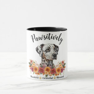 Caneca Pawsitivamente Agradecido Grato Abencoado Cachorro