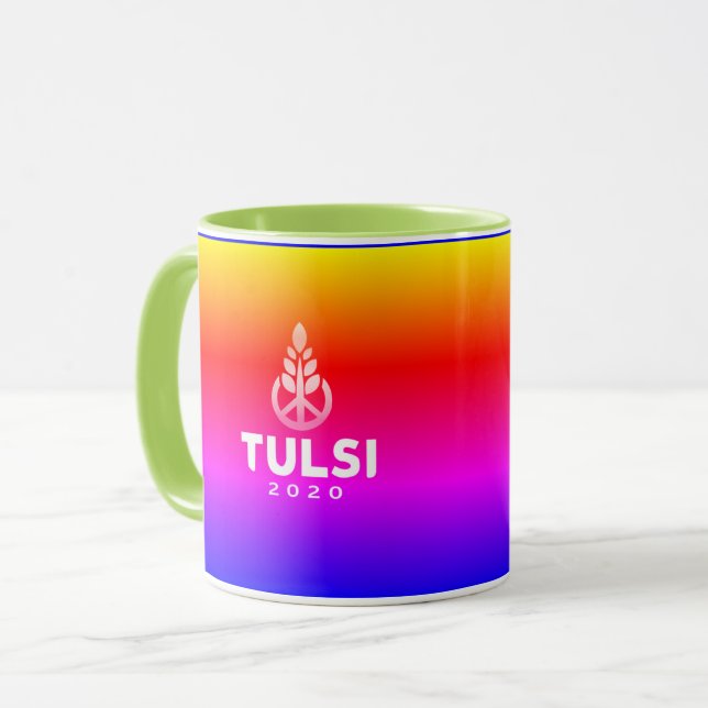 Caneca Paz 2020 de Tulsi (Frente Esquerda)