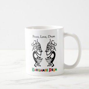 Caneca - paz, amor, cilindro - registro do