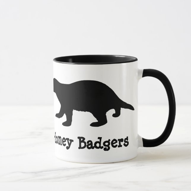 Caneca Paz, Amor e Texugos Mel (Direita)