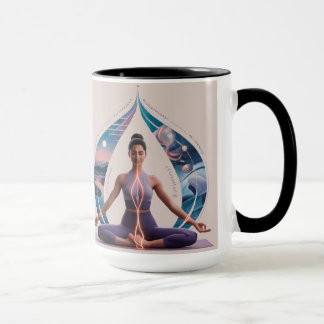 Caneca Paz, Amor, Ioga"