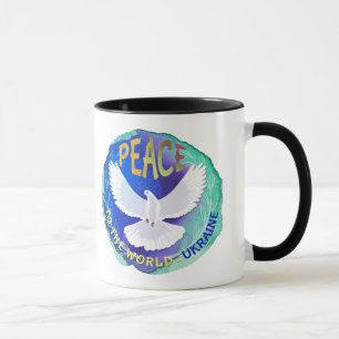 Caneca Paz ao Mundo - Ucrânia