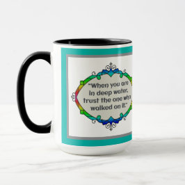 Caneca Paz em águas profundas