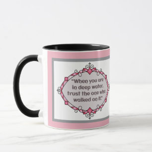 Caneca Paz em águas profundas