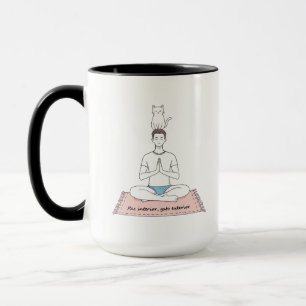 Caneca Paz Interior, Gato Exterior