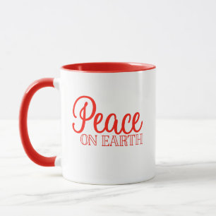 Caneca Paz na Terra   Férias de Natal positivas