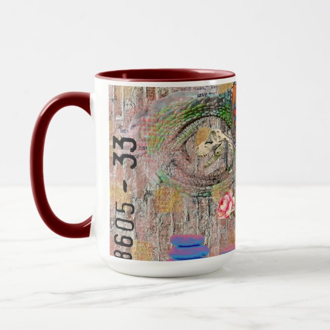 Caneca PC2507 - T-Rex Butterfly (Esquerda)