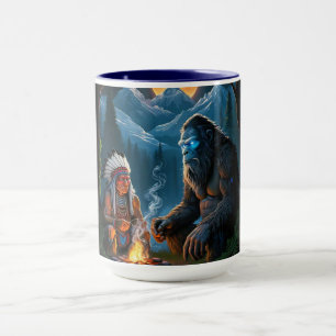 Caneca Pé-grande e a Grande Reunião da Floresta enluarada