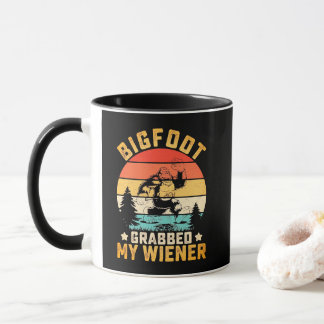 Caneca Pé Grande Engraçado Pegou Meu Café Wiener