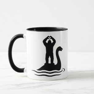 Caneca Pé-grande Monstro do Lago Ness