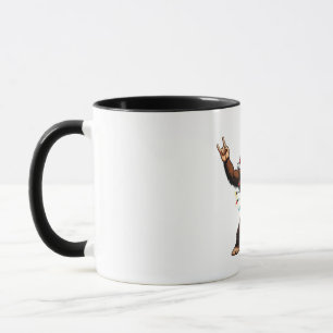 Caneca Pé Grande Sasquatch Chifres de Diabo Natal 2026 Ro