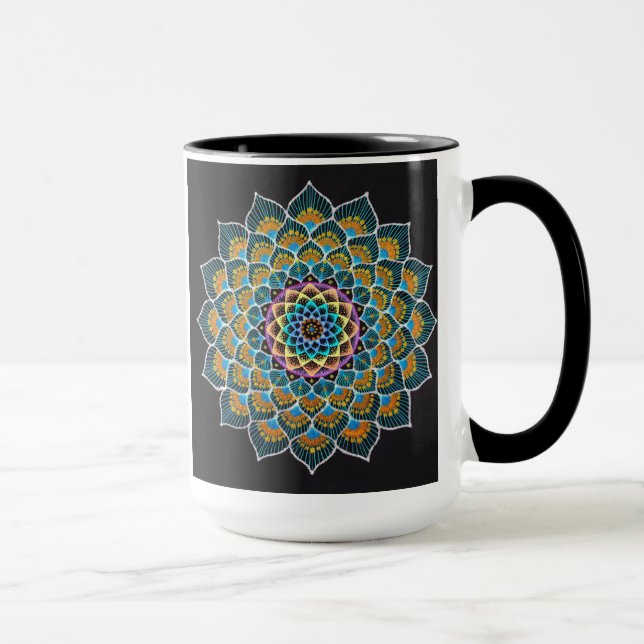 Caneca Peacock Mandala Mug (Direita)