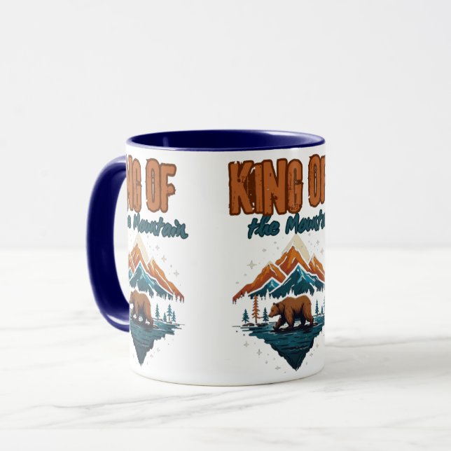 Caneca Peak Guardian: Urso Marrom em seu Elemento (Frente Esquerda)