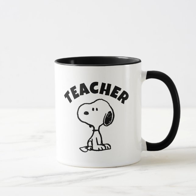 Caneca Peanuts | Snoopy Turns Teacher (Direita)